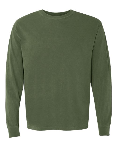 Load image into Gallery viewer, Unisex Garment-Dyed Heavyweight Long Sleeve T-Shirt - Hemp
