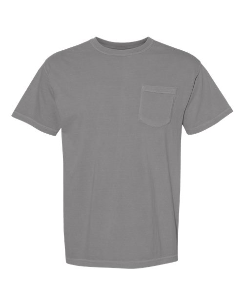Unisex Garment-Dyed Heavyweight Pocket T-Shirt - Grey