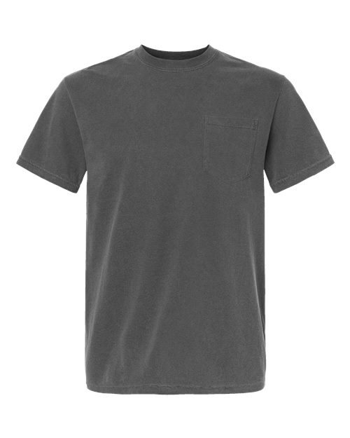 Unisex Garment-Dyed Heavyweight Pocket T-Shirt - Pepper