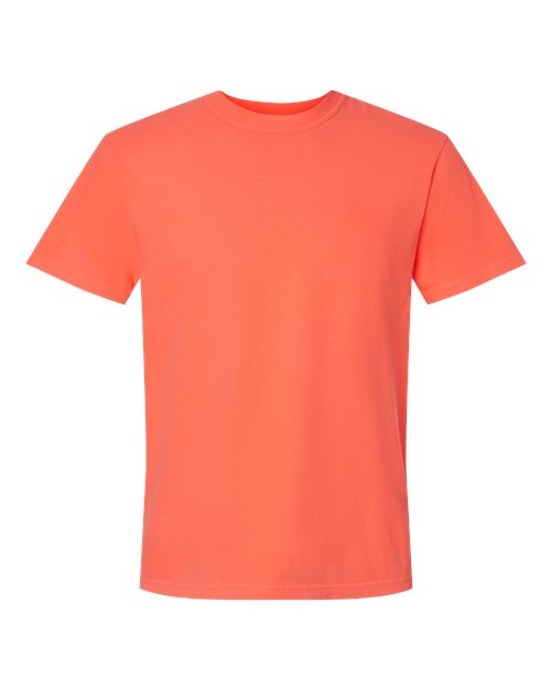 Load image into Gallery viewer, Unisex Garment-Dyed Heavyweight T-Shirt - Neon Red Orange
