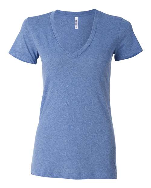 Load image into Gallery viewer, Women’s Triblend Deep V-Neck Tee
