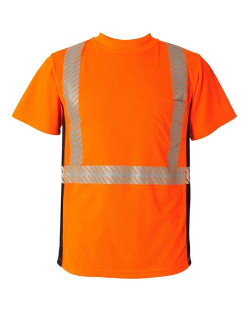 Load image into Gallery viewer, Kishigo 9114-9115 Unisex Premium Black Series® Breathable Tape Class 2 T-Shirt - Orange
