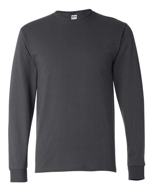 Load image into Gallery viewer, Unisex Dri-Power® Long Sleeve 50/50 T-Shirt - Charcoal Grey
