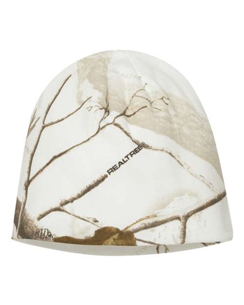 Load image into Gallery viewer, Kati LCB08 8" Licensed Camo Beanie - White Realtree AP
