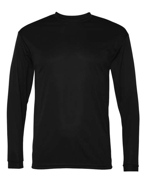 C2 Sport 5104 Unisex Performance Long Sleeve T-Shirt - Black