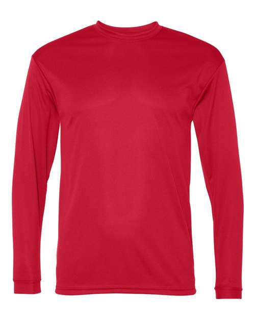 C2 Sport 5104 Unisex Performance Long Sleeve T-Shirt - Red