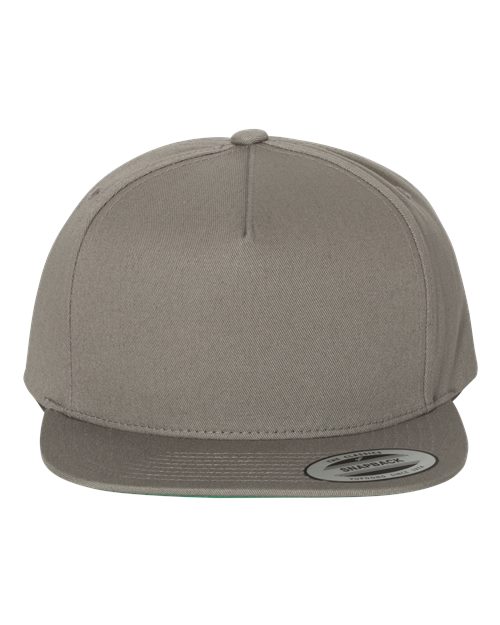 Load image into Gallery viewer, YP Classics 6007 Five-Panel Cotton Twill Snapback Cap - Grey
