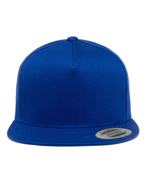YP Classics 6007 Five-Panel Cotton Twill Snapback Cap - Royal Blue