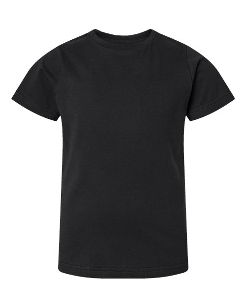 LAT 6101 Youth Fine Jersey Tee - Black