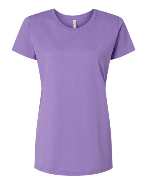 LAT 3516 Women's Fine Jersey Tee - Lavender