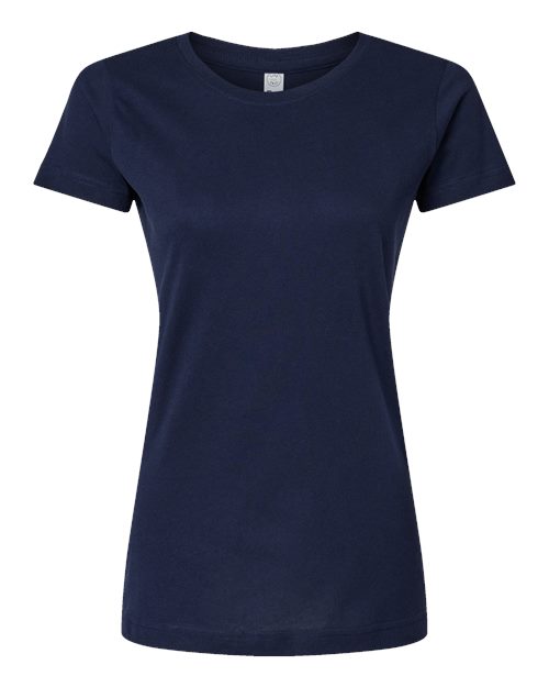 Load image into Gallery viewer, LAT 3516 Women's Fine Jersey Tee - Navy

