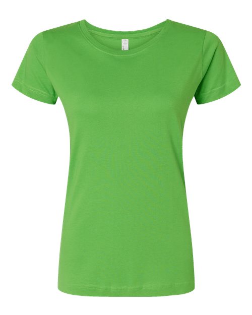 LAT 3516 Women's Fine Jersey Tee - Apple