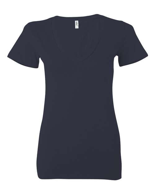 Load image into Gallery viewer, Women’s Jersey Deep V-Neck Tee
