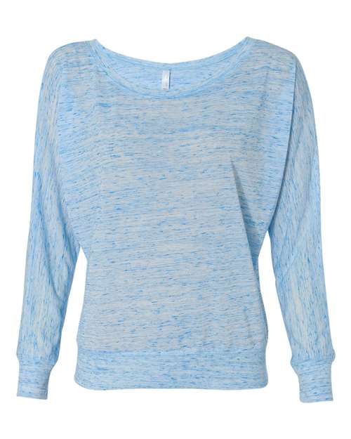 Load image into Gallery viewer, Women’s Flowy Off Shoulder Long Sleeve Tee
