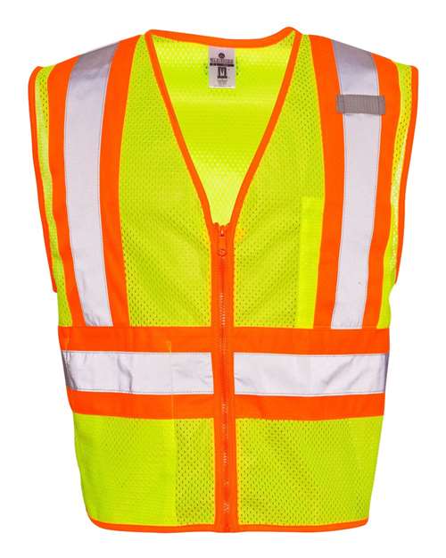 Kishigo 1055-1056 Unisex Ultra-Cool™ Contrasting Mesh Vest - Lime