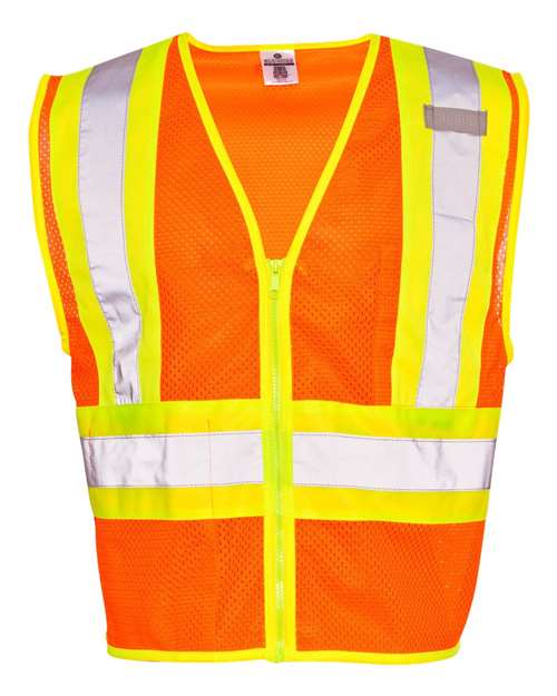Kishigo 1055-1056 Unisex Ultra-Cool™ Contrasting Mesh Vest - Orange