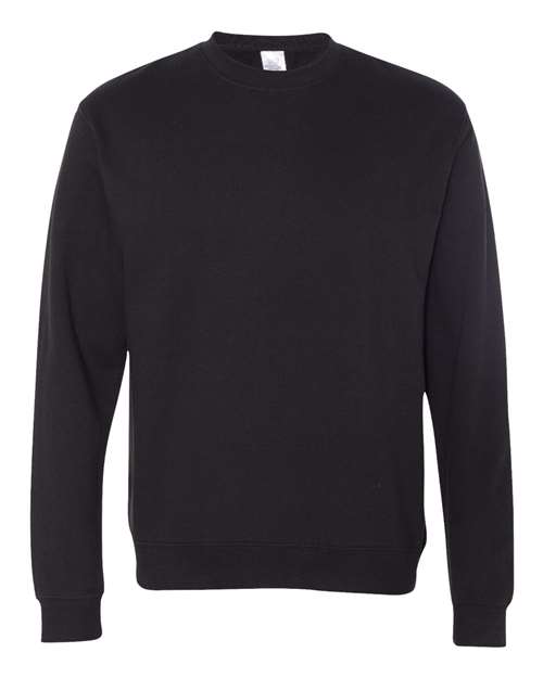 Load image into Gallery viewer, Unisex Midweight Crewneck Sweatshirt - Black
