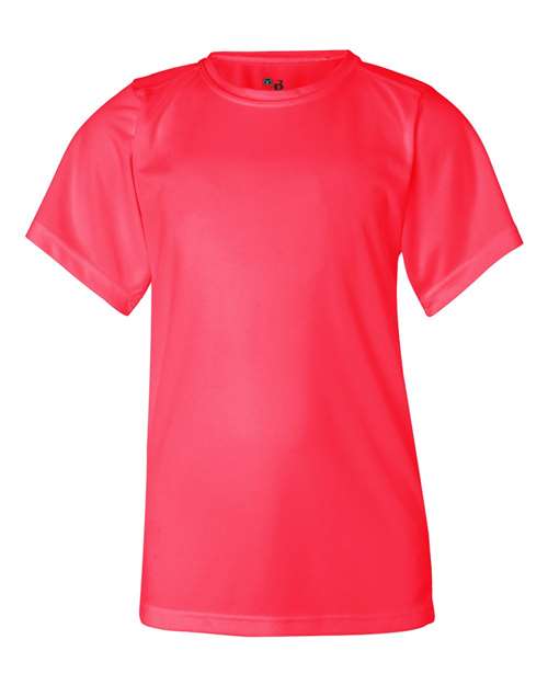 Load image into Gallery viewer, Badger 2120 Youth B-Core T-Shirt - Hot Coral
