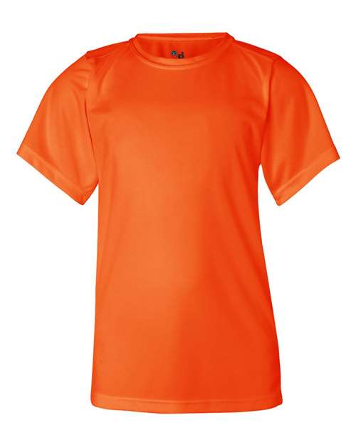 Badger 2120 Youth B-Core T-Shirt - Safety Orange