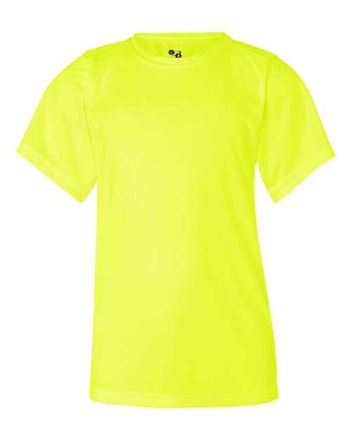 Badger 2120 Youth B-Core T-Shirt - Safety Yellow