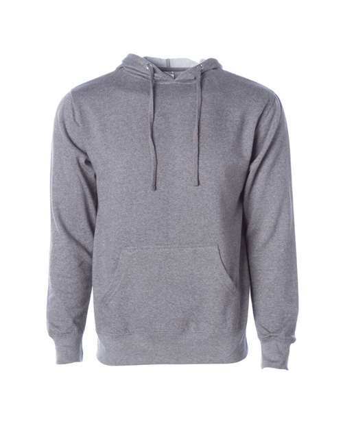 Load image into Gallery viewer, Unisex Midweight Hooded Sweatshirt - Gunmetal Heather
