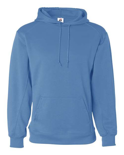 Load image into Gallery viewer, Badger 1454 Men's Performance Fleece Hooded Sweatshirt - Columbia Blue
