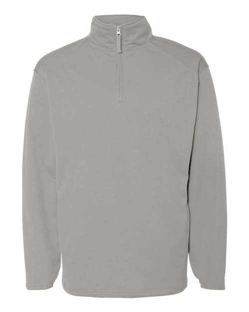 Badger 1480 Men's Performance Quarter-Zip Pullover - Silver