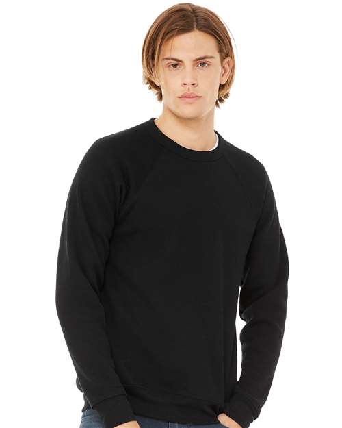 Unisex Sponge Fleece Raglan Crewneck Sweatshirt