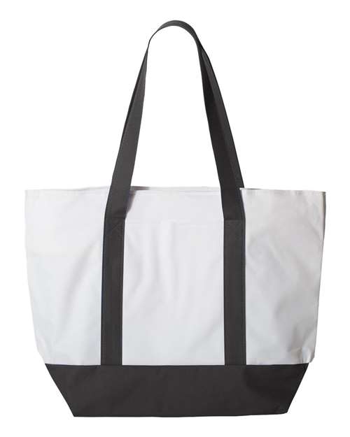 Load image into Gallery viewer, Bay View Giant Zippered Tote
