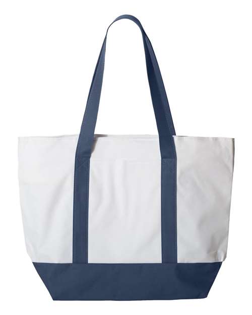 Load image into Gallery viewer, Bay View Giant Zippered Tote
