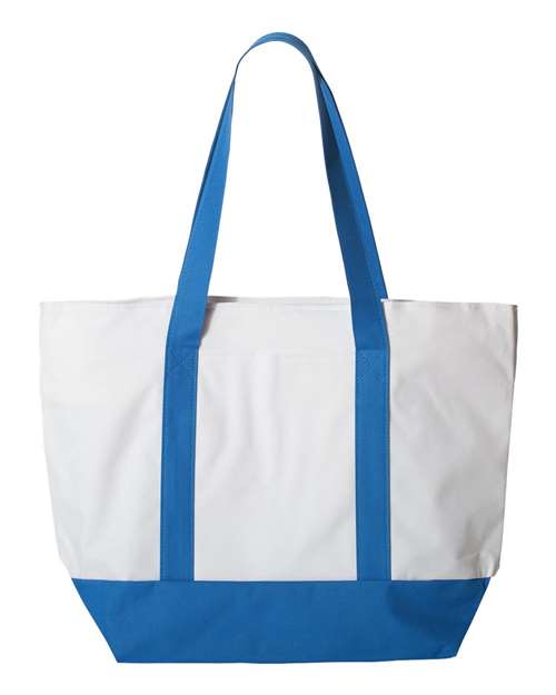 Load image into Gallery viewer, Bay View Giant Zippered Tote
