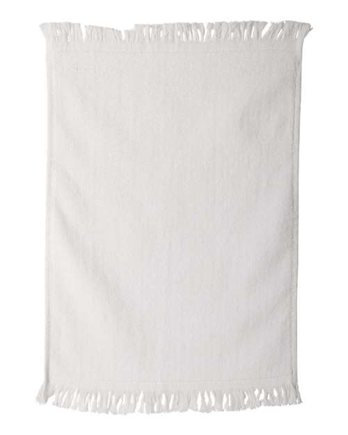 Carmel Towel Company C1118 Fringed Towel - White