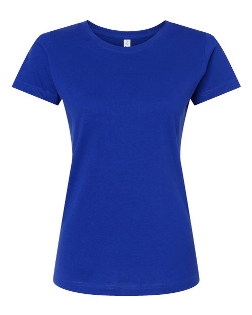 LAT 3516 Women's Fine Jersey Tee - Royal
