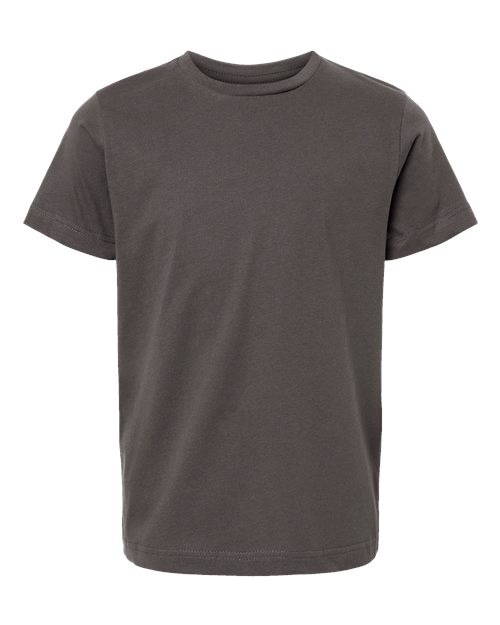 Load image into Gallery viewer, LAT 6101 Youth Fine Jersey Tee - Charcoal
