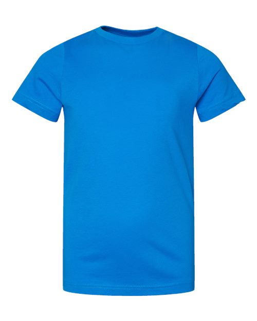 LAT 6101 Youth Fine Jersey Tee - Cobalt
