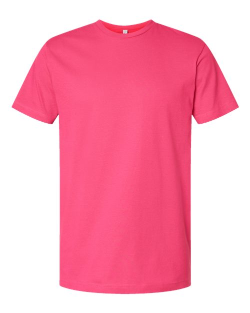 LAT 6901 Unisex Fine Jersey Tee - Hot Pink