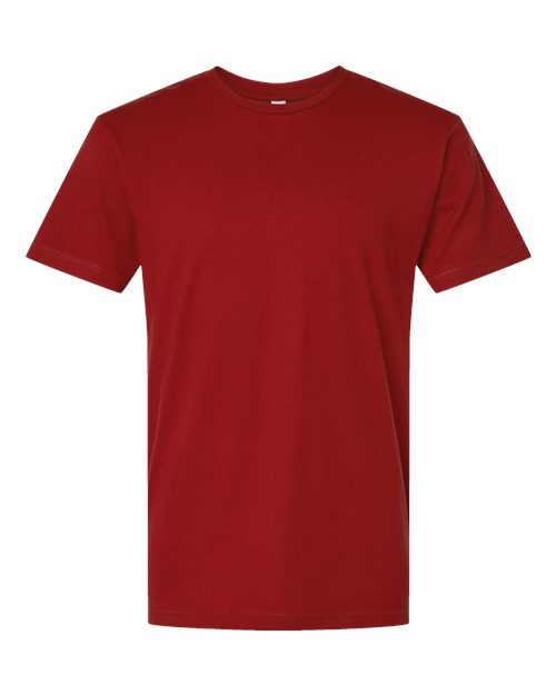 LAT 6901 Unisex Fine Jersey Tee - Garnet