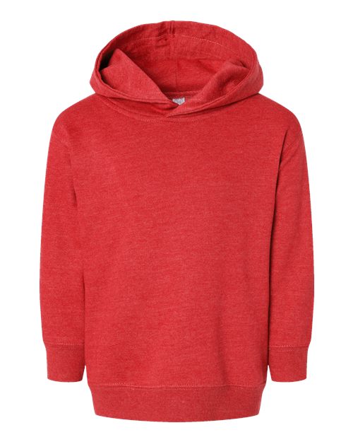 Load image into Gallery viewer, Toddler Pullover Fleece Hoodie - Vintage Red

