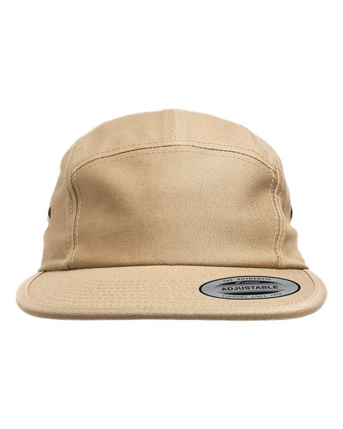 Load image into Gallery viewer, YP Classics 7005 Classic Jockey Flat Bill Cap - Khaki
