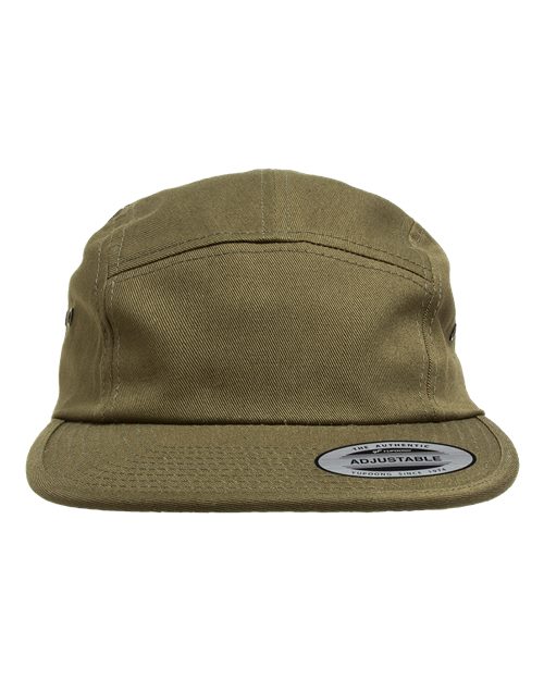 Load image into Gallery viewer, YP Classics 7005 Classic Jockey Flat Bill Cap - Olive
