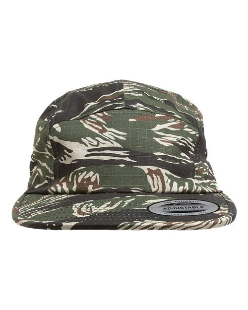 Load image into Gallery viewer, YP Classics 7005 Classic Jockey Flat Bill Cap - Tiger Camo
