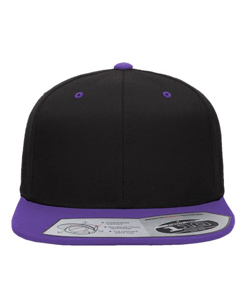 Flexfit 110F 110® Snapback Cap - Black/ Purple