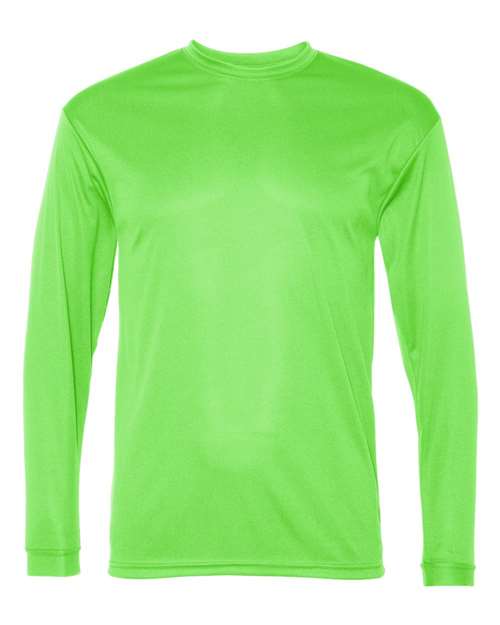 C2 Sport 5104 Unisex Performance Long Sleeve T-Shirt - Lime