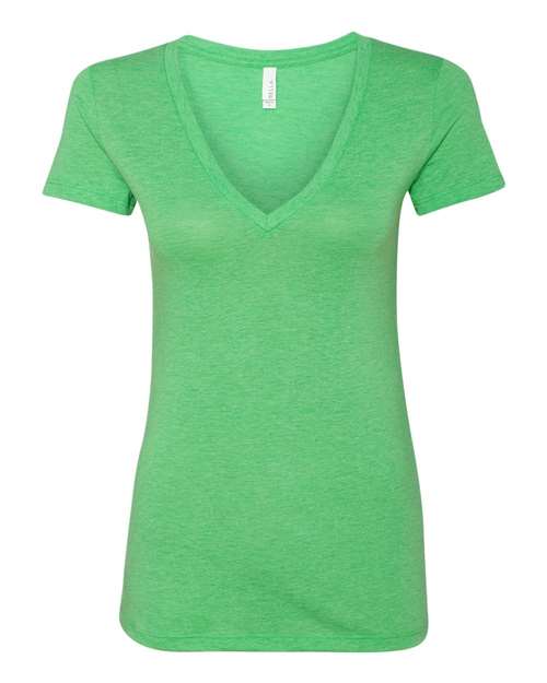 Load image into Gallery viewer, Women’s Triblend Deep V-Neck Tee
