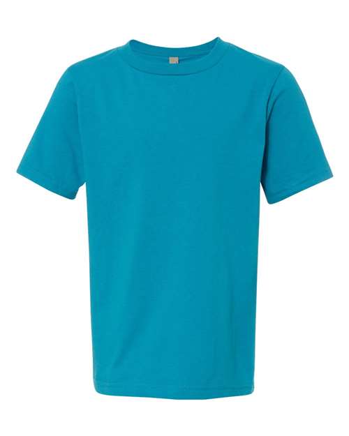 Youth Cotton T-Shirt - Turquoise