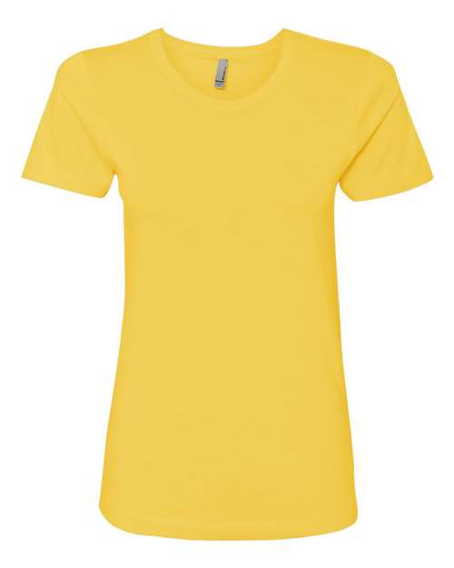 Load image into Gallery viewer, Women’s Cotton T-Shirt - Vibrant Yellow
