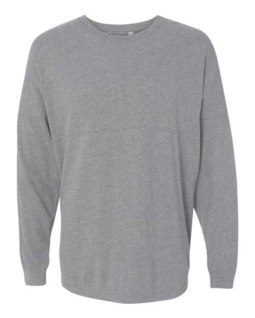 Load image into Gallery viewer, J. America 8229 Unisex Game Day Jersey Long Sleeve T-Shirt - Oxford
