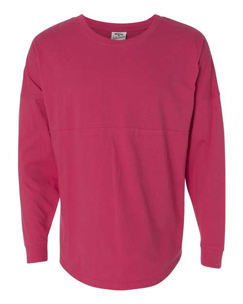 Load image into Gallery viewer, J. America 8229 Unisex Game Day Jersey Long Sleeve T-Shirt - Wildberry
