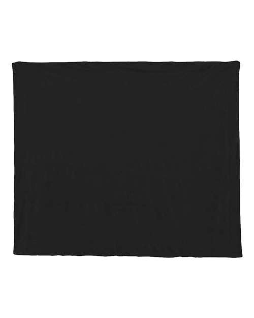 Alpine Fleece 8712 Micro Mink Sherpa Blanket - Black