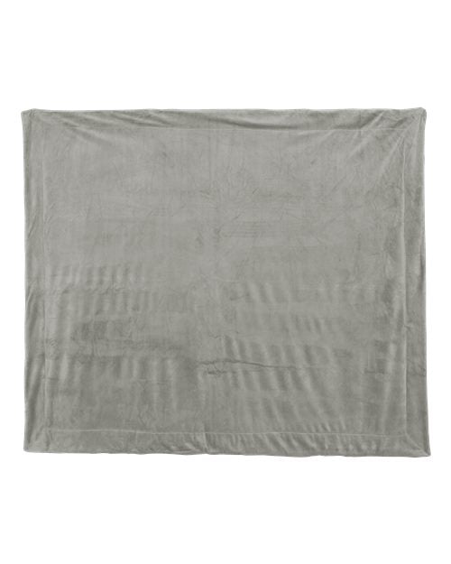 Load image into Gallery viewer, Alpine Fleece 8712 Micro Mink Sherpa Blanket - Grey
